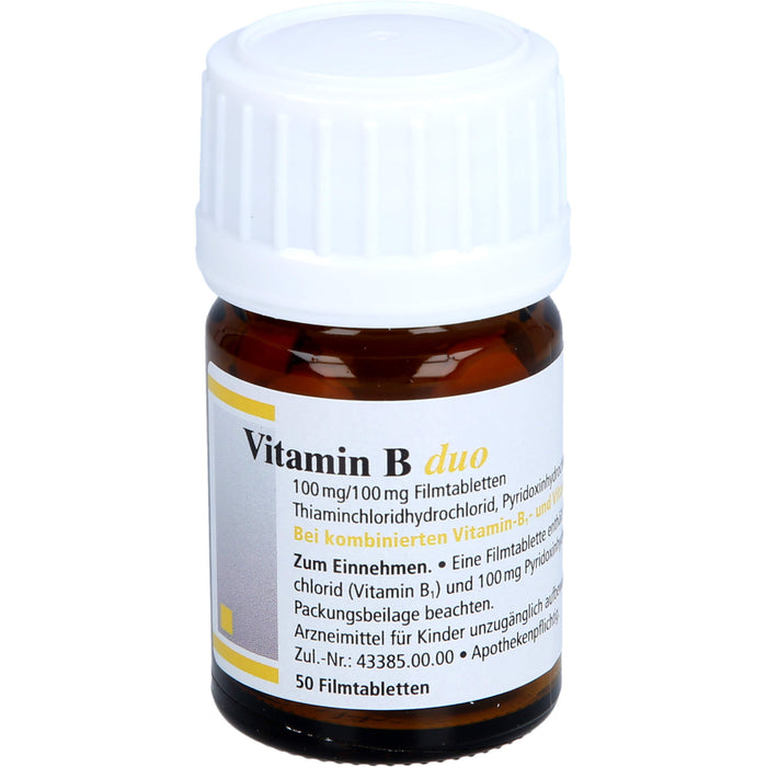 Mibe Vitamin B duo Filmtabletten, 50 pc Tablettes