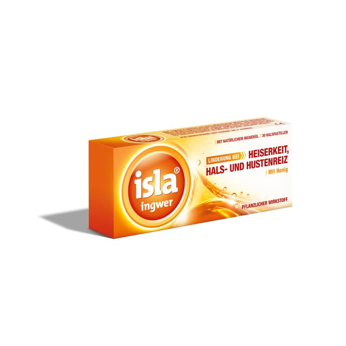 isla ingwer Halspastillen, 30 pcs. Pastilles