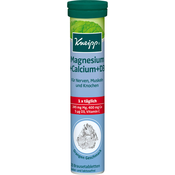 Kneipp Magnesium + Calcium + D3 Brausetabletten, 20 St. Tabletten