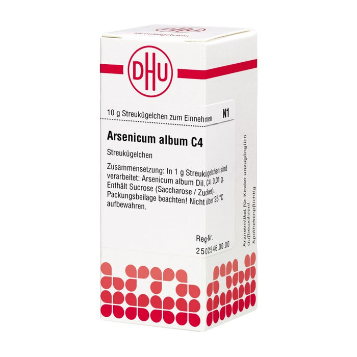 DHU Arsenicum album C4 Streukügelchen, 10 g Globules