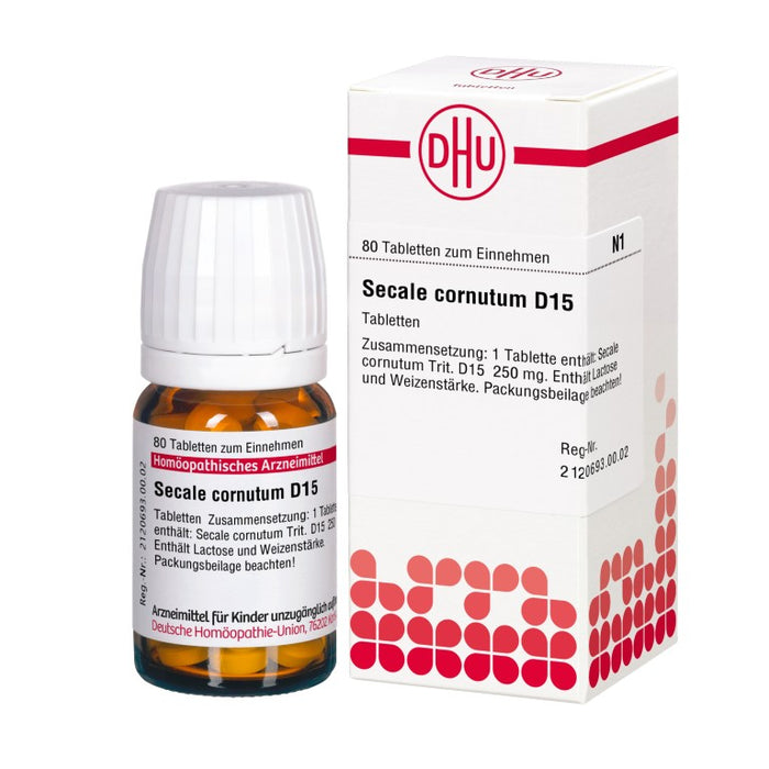 Secale cornutum D15 DHU Tabletten, 80 St. Tabletten