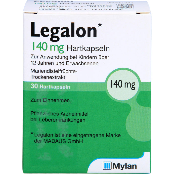 Legalon 140 kohlpharma Hartkapseln, 30 pcs. Capsules