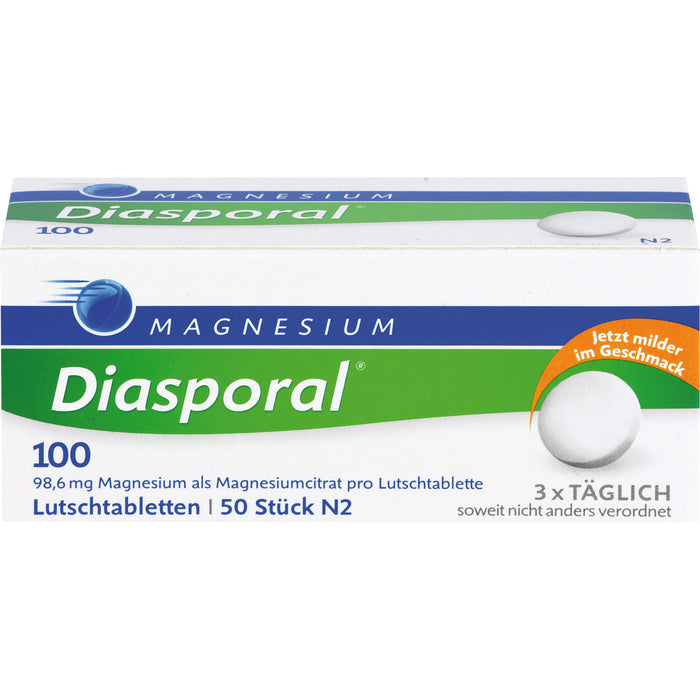 Magnesium-Diasporal 100 Lutschtabletten, 50 pc Tablettes