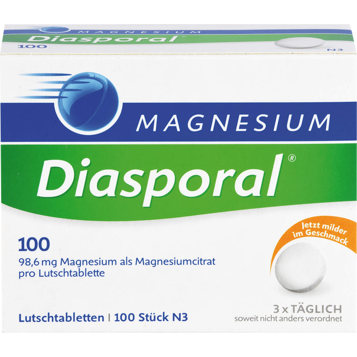 Magnesium Diasporal 100 Lutschtabletten, 100 pc Tablettes