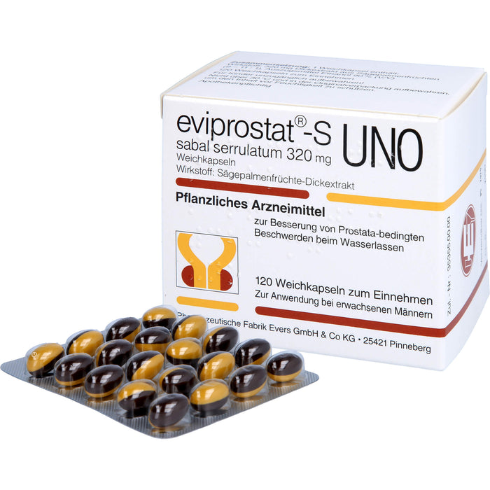 eviprostat-S sabal serrulatum 320 mg UNO; Weichkaps., 120 St KAP