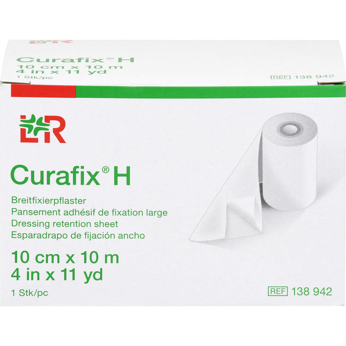 Curafix H Fixierpflaster 10 cm x 10 m, 1 pc Pansement