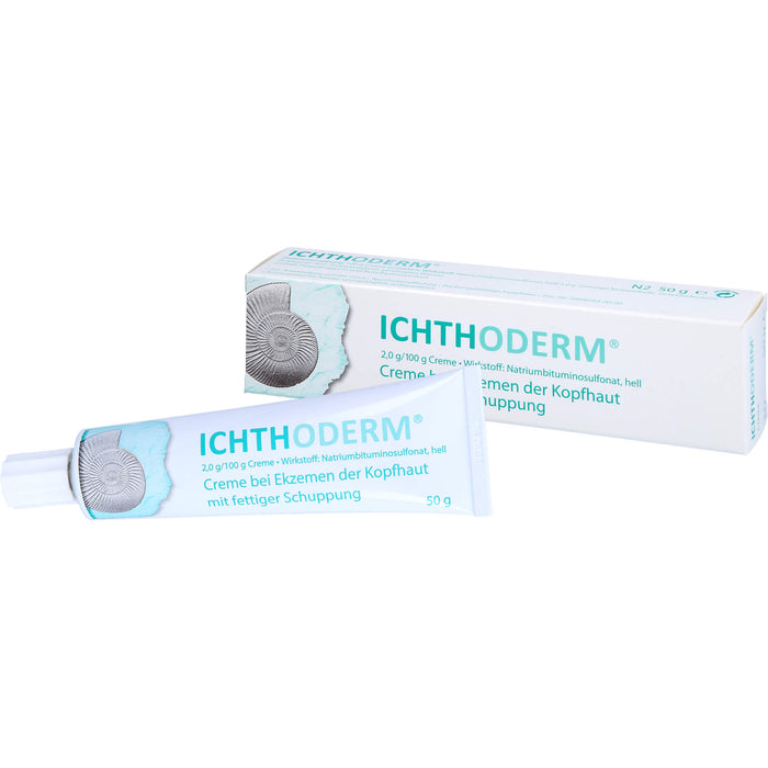 Ichthoderm Creme bei Kopfhautentzündungen, 50 g Cream