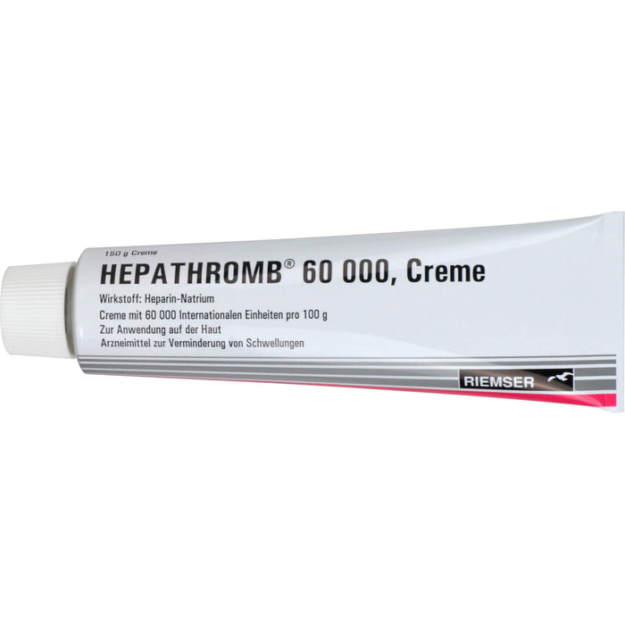 RIEMSER Hepathromb 60 000 Creme zur Verminderung von Schwellungen, 150 g Creme