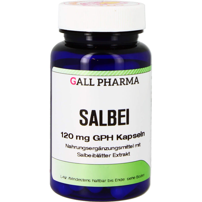 GALL PHARMA Salbei 120 mg GPH Kapseln, 60 pcs. Capsules