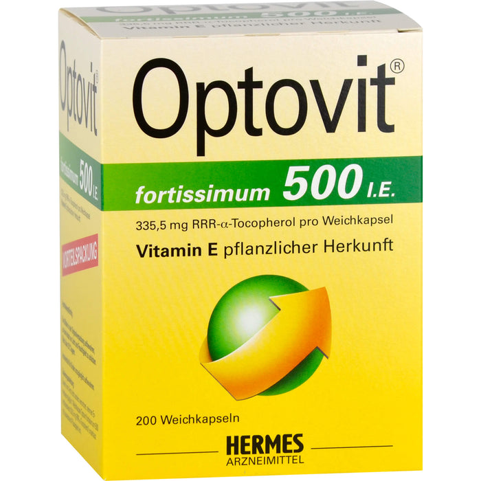 OptoVit fortissimum 500 I. E. Weichkapseln, 200 pc Capsules