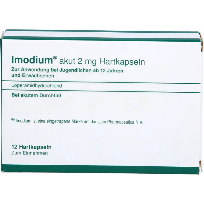 Imodium akut Kapseln Reimport Kohlpharma, 12 St. Kapseln