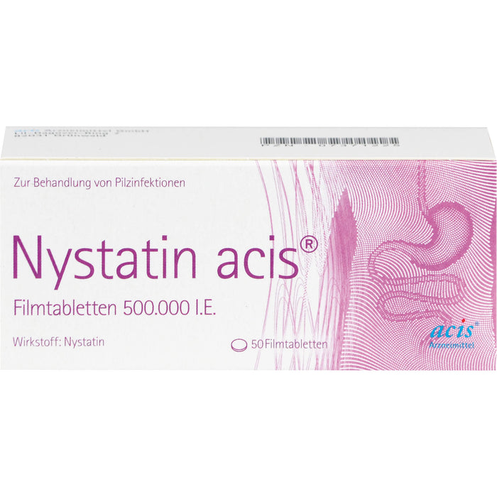 Nystatin acis Filmtabletten, 50 pcs. Tablets