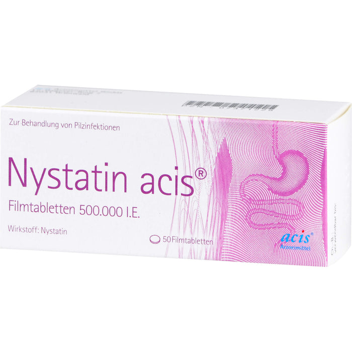 Nystatin acis Filmtabletten, 50 pcs. Tablets