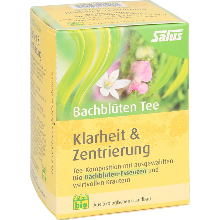 Bachblüten Tee Klarheit & Zentrierung bio Salus, 15 St FBE