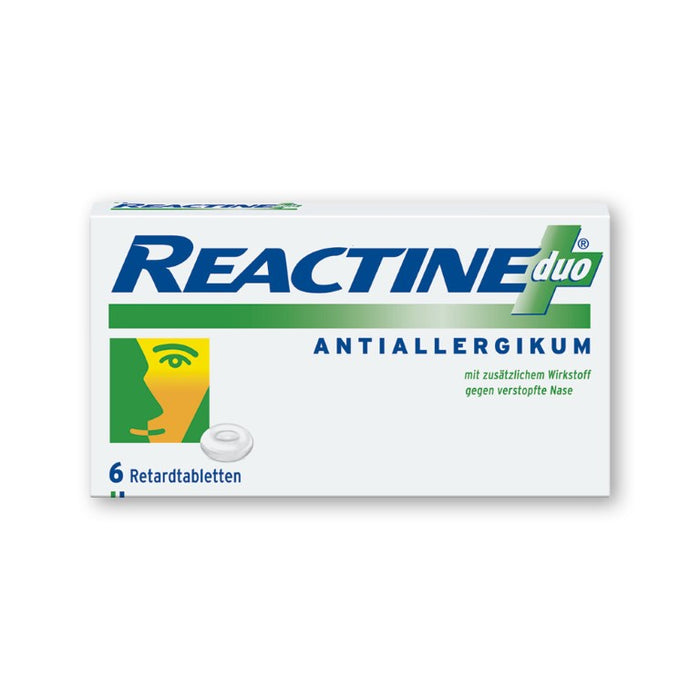 REACTINE duo Retardtabletten, 6 St. Kapseln