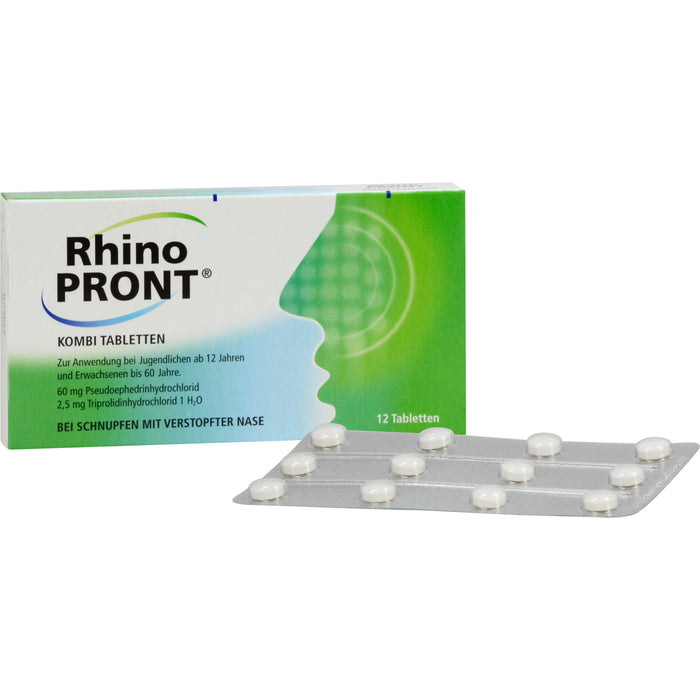 RhinoPRONT Kombi Tabletten, 12 pcs. Tablets