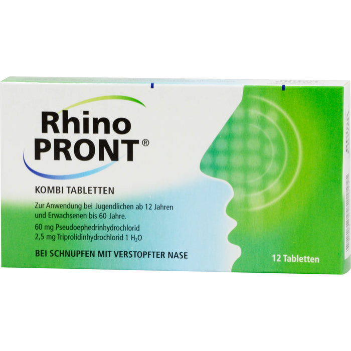 RhinoPRONT Kombi Tabletten, 12 pcs. Tablets