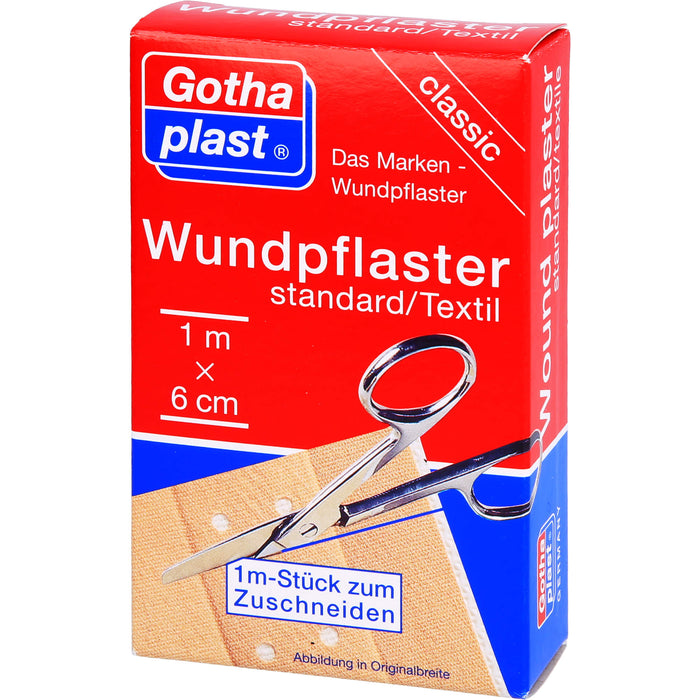 GOTHAPLAST WUNDPFLASTER STANDARD 1MX6CM AM STUECK, 1 St PFL