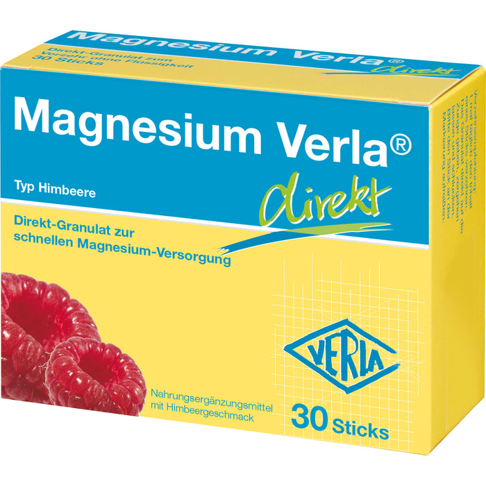 Magnesium Verla direkt Typ Himbeere Sticks, 30 pcs. Sachets