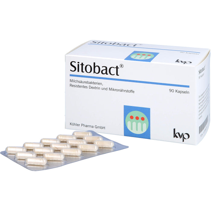 Sitobact Kapseln mit Milchsäurebakterien, 90 pcs. Capsules