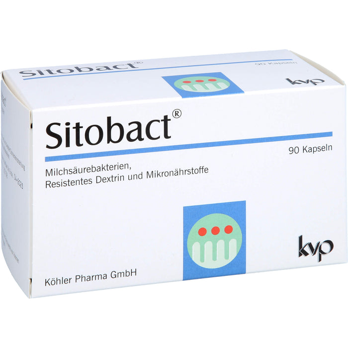 Sitobact Kapseln mit Milchsäurebakterien, 90 pc Capsules