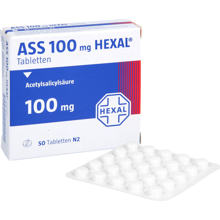 ASS 100 mg HEXAL Tabletten, 50 St. Tabletten