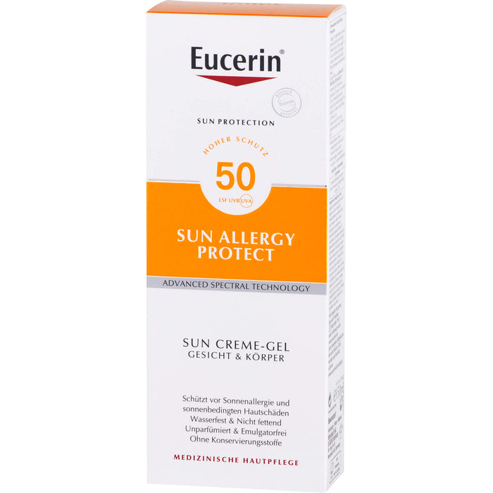 Eucerin Sun Protection Allergy Protect Sun Creme-Gel LSF 50, 150 ml Crème