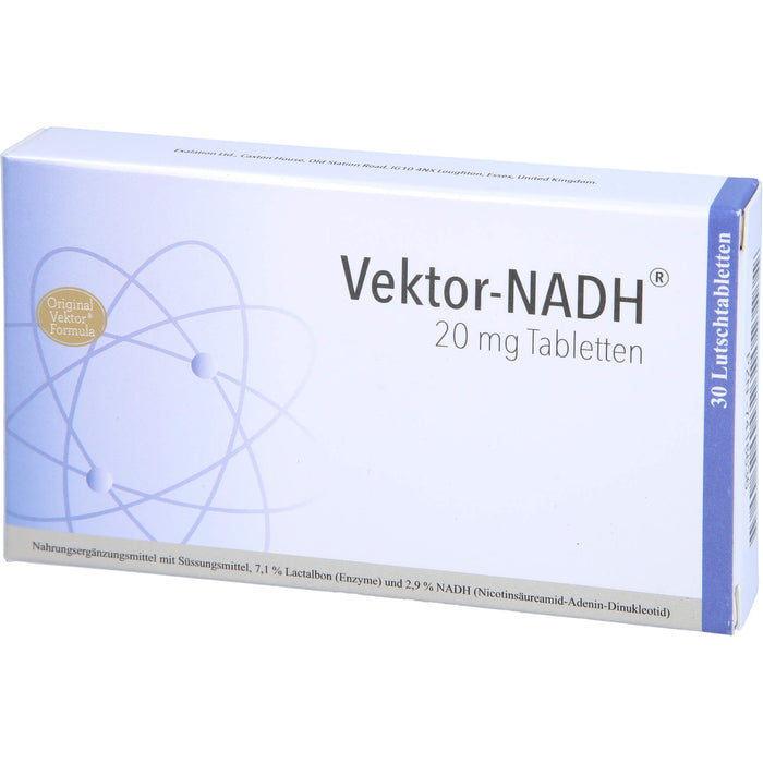 VEKTOR NADH 20mg, 30 St LUT