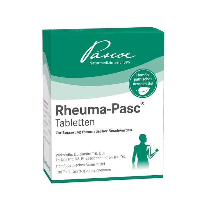 Rheuma-Pasc Tabletten bei rheumatischen Beschwerden, 100 St. Tabletten