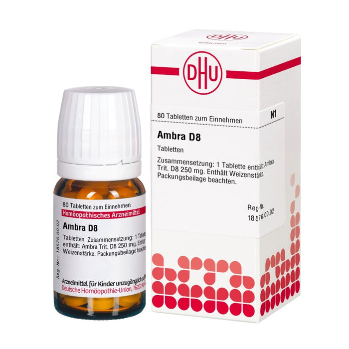 DHU Ambra D8 Tabletten, 80 St. Tabletten