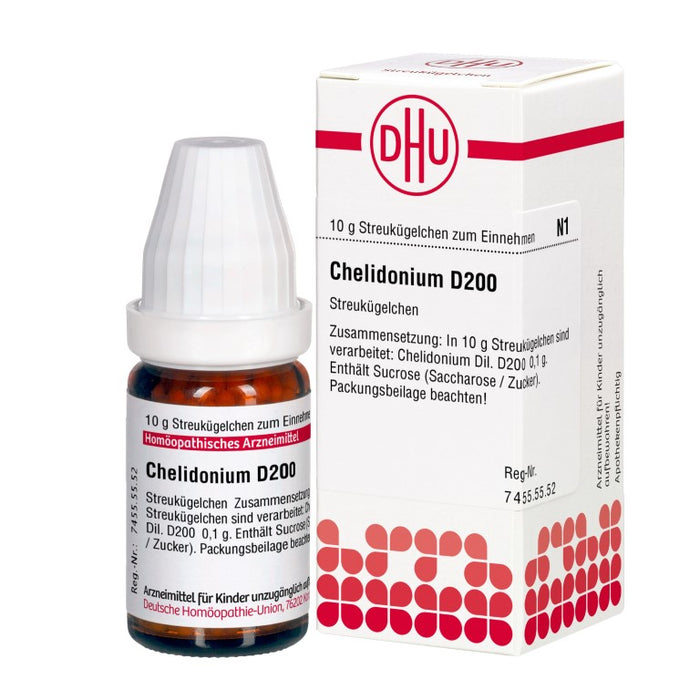 DHU Chelidonium D200 Streukügelchen, 10 g Globules