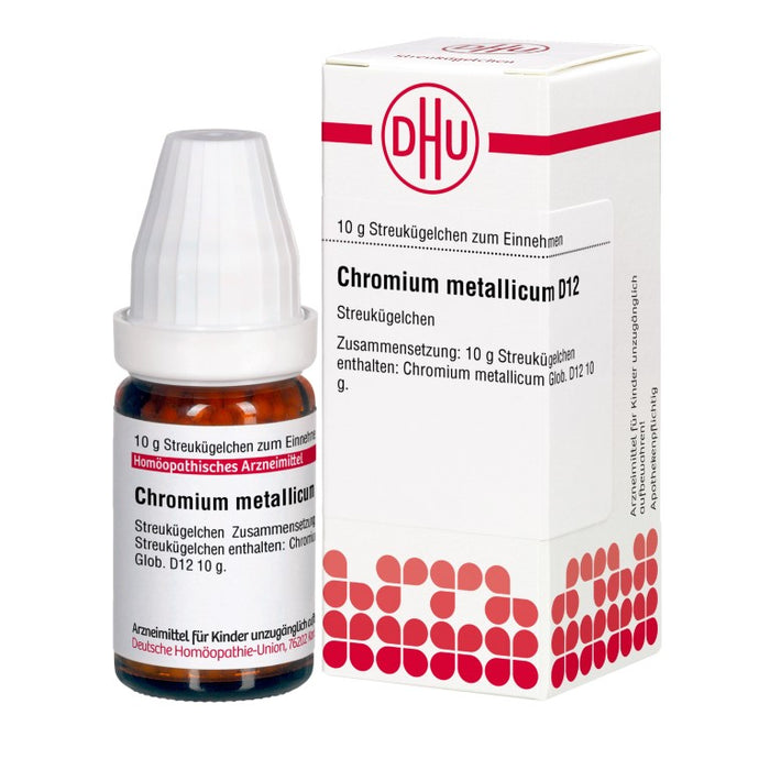 Chromium metallicum D12 DHU Globuli, 10 g Globuli