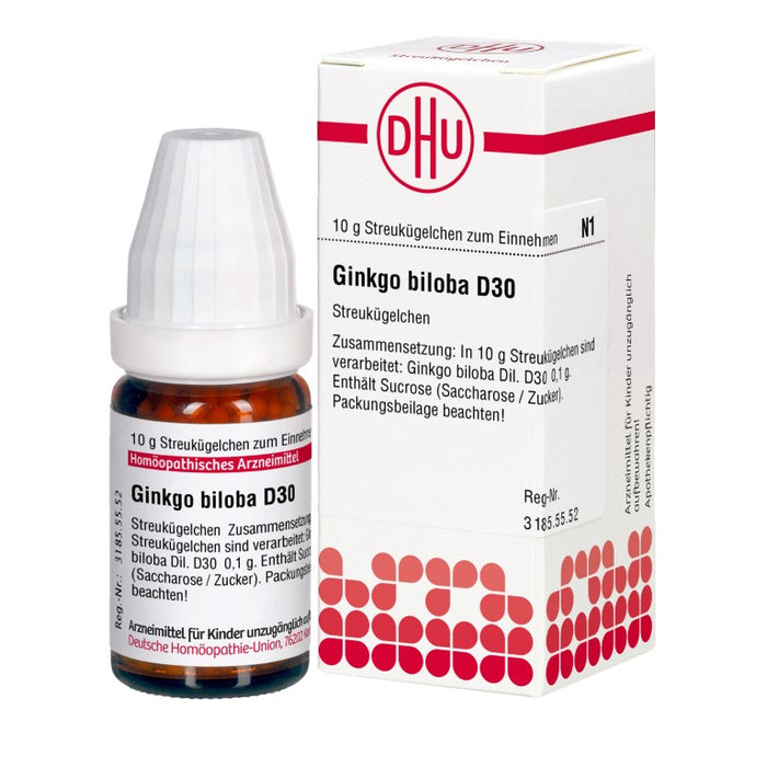 DHU Ginkgo biloba D30 Streukügelchen, 10 g Globules