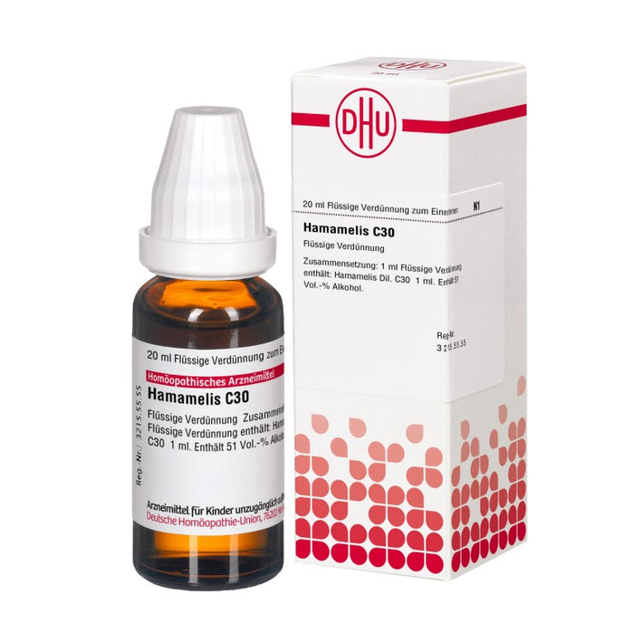 DHU Hamamelis C30 Dilution, 20 ml Lösung