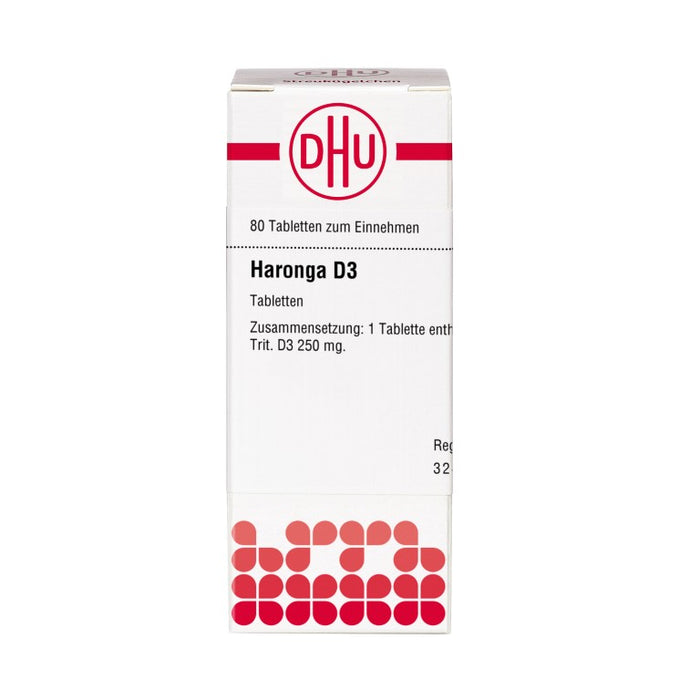 DHU Haronga D3 Tabletten, 80 St. Tabletten