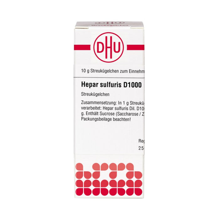 Hepar sulfuris D1000 DHU Globuli, 10 g Globuli