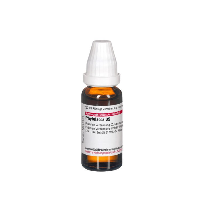 DHU Phytolacca D5 Dilution, 20 ml Lösung