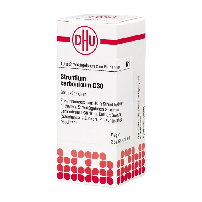 DHU Strontium carbonicum D30 Streukügelchen, 10 g Globules