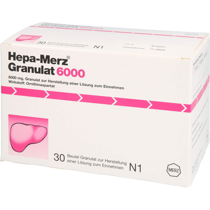 Hepa-Merz Granulat 6000 Lebertherapeutikum, 30 pc Sachets