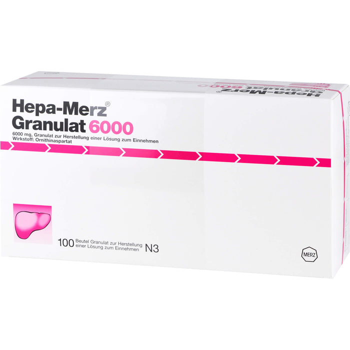 Hepa-Merz Granulat 6000 Lebertherapeutikum, 100 pcs. Sachets