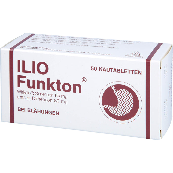 ROBUGEN Ilio-Funkton Kautabletten bei Blähungen, 50 St. Tabletten