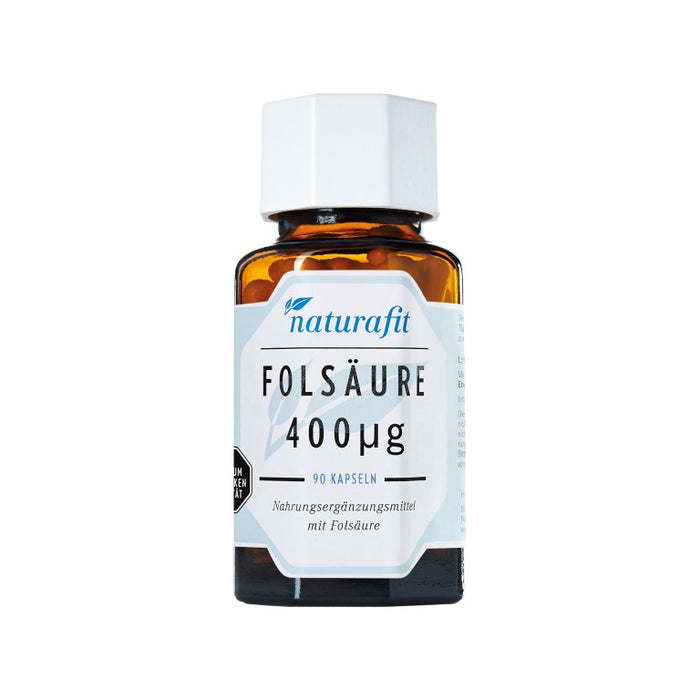 naturafit Folsäure 400 Kapseln, 90 pc Capsules