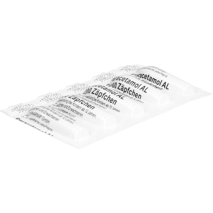 Paracetamol AL 1000 Zäpfchen, 10 pc Suppositoires