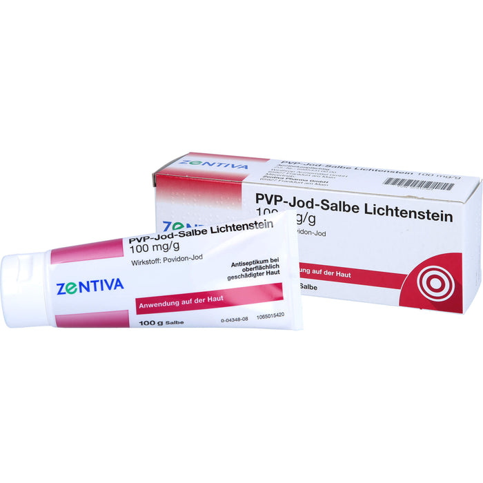 ZENTIVA PVP-Jod-Salbe Lichtenstein 100 mg / g, 100 g Ointment