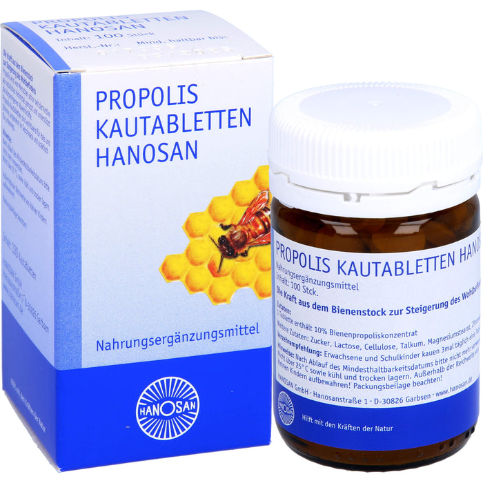 Propolis Kautabletten HANOSAN, 100 pcs. Tablets