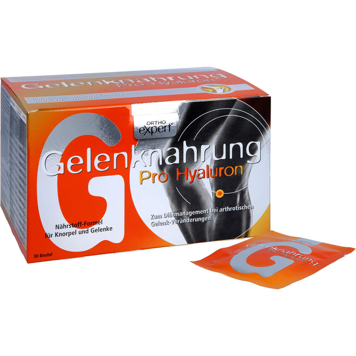 Orthoexpert Gelenknahrung Pro Hyaluron Pulver, 30 pc Sachets