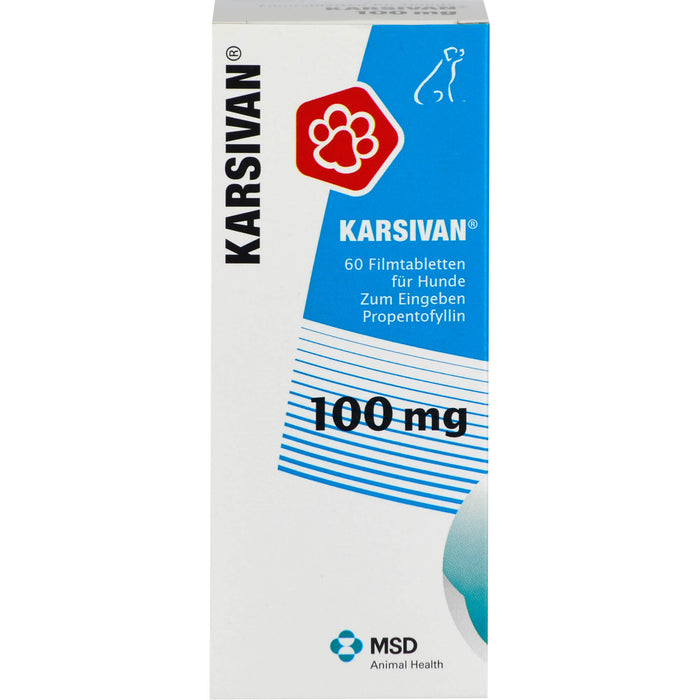 KARSIVAN 100 mg Filmtabletten für Hunde, 60 pc Tablettes