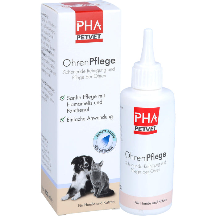 PHA OhrenPflege für Hunde, 100 ml TRO