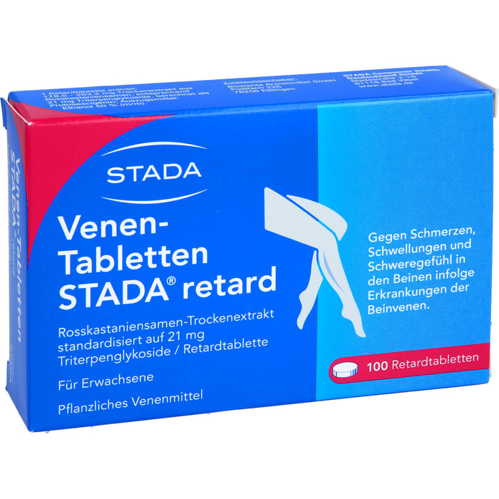 Venen-Tabletten STADA Retardtabletten, 100 pc Tablettes