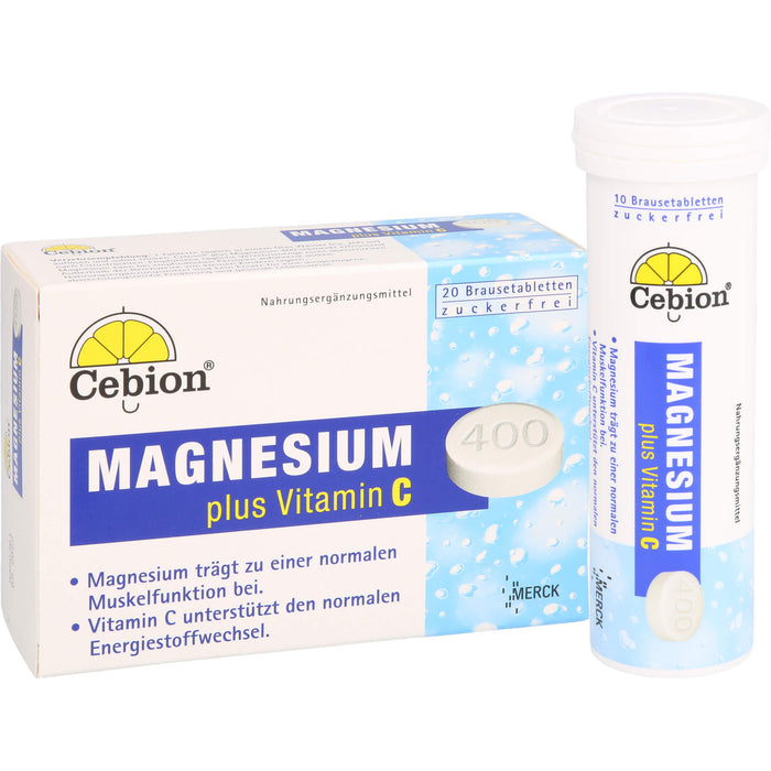 Cebion Magnesium plus Vitamin C Brausetabletten, 20 pc Tablettes